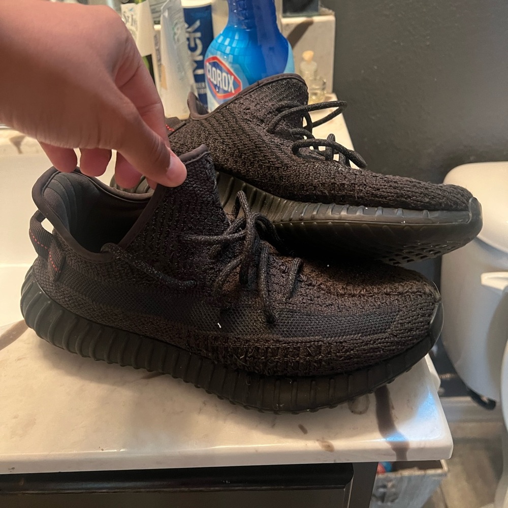 Yeezy 350 black reflective